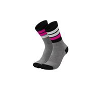 Incylence merino light strive calzini grigio rosa