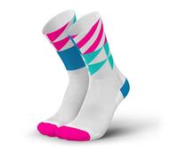 INCYLENCE Mirrored - calzini running a compressione lunghi e leggeri - con protezione antivesciche, traspiranti - ideali per Triathlon - taglie 35-46