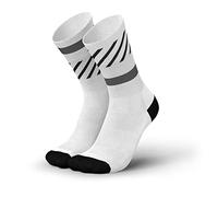 INCYLENCE RUNNING - Calzini lunghi da corsa con compressione mirata, per uomo e donna, 1 paio, bianco, 35-38