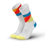 INCYLENCE ULTRALIGHT Calze Running Uomo Donna Traspirante e Ultra Sottile 1 Coppia, Strides White Blue Inferno, 39-42