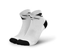 INCYLENCE ULTRALIGHT Calzini corti da corsa per uomo e donna con leggera compressione, 1 paio, Angles White, 43-46