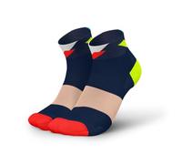INCYLENCE ULTRALIGHT Calzini corti da corsa per uomo e donna con leggera compressione, 1 paio, Pantaloncini Strikes Navy Blue Inferno, 43-46