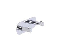Inda A1020BCR Gealuna Appendiabiti Doppio da Parete, Ottone, Cromato, 5 x 15 x 5 cm