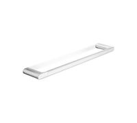 INDA - Accessori Bagno, Serie Mito, Portasalviette in Ottone Cromato, Dimensioni Porta Asciugamano 84 x 8 x 2 cm