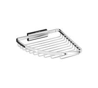 Inda Cestino Portaoggetti Doccia, Ottone, Cromato, 20 x 19 x 4 cm