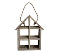 INDA-Exclusiv, scaffale per fiori in legno, per appendere fiori, in legno, dimensioni: 9,5 x 30 x 46 cm