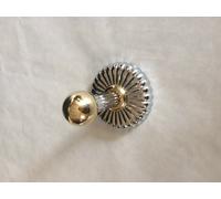 INDA FIORELLA ART.F2321 RAFFINATO ATTACCAPANNI,NERO CON FINITURE OTTONE LUCIDO