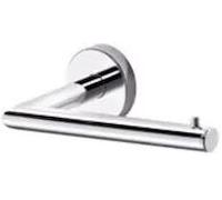 Inda A1025DCR Gealuna Portarotolo per Carta Igienica Sinistro, Ottone, Cromato, 9 x 18 x 5 cm