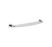 INDA - Mensola in Cristallo Satinato temperato 6 mm con Supporti L.58 cm