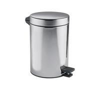 Inda AV602BAL001 Hotellerie portarifiuti, Coperchio e Pedale, 6 Litri, Inox,AV602B, Cromo