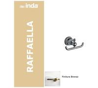 INDA - Porta Abiti Raffaella Doppio, 13x9x7, A32200 - Cromo Multiplo A Magazzino