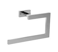 Inda A18160CR Lea Portasalviette ad Anello, Ottone, Cromato, 6 x 22 x 14 cm