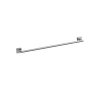 INDA | Portasalviette da Parete (50,3x7,2x4,5cm) | Serie Forum Quadra, in Ottone, Facile da Installare, con Viti e Tasselli, Anticorrosione, Design Versatile - Cromato