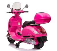 INDALCHESS Moto GTS-S 12V Elettrico per Bambini Rosa + Parabrezza e Trousse Scooter 12V 2-5 anni