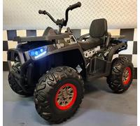 Indalchess Quad Elettrico 12V per Bambini, Verde Mimetico, per Ragazzi dai 3 agli 8 Anni