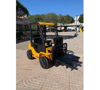 INDALCHESS Torillo - Carrello elevatore 12 V, giallo, eva, pelle, 12 V10 ah, 2,4 ghrc, per bambini da 1 a 6 anni