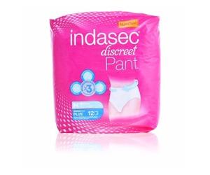 Indasec Pant Plus Medium Size 12 Units
