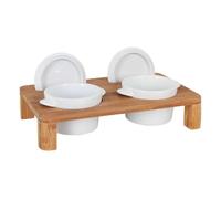 Inde Supporto casseruola x 2 bambù Porcellana 29 x 18 x 6 cm (6 Pezzi)