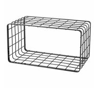 Inde Supporto griglia Nero 34 x 19 x 18 cm (2 Pezzi)