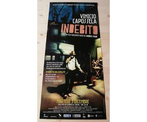 INDEBITO VINICIO CAPOSSELA Locandina Cinema 33x70 Poster Film Originale