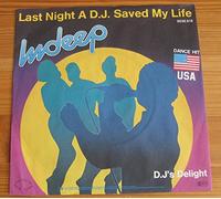 Indeep - Last night a dj saved my life (1983) / Vinyl single [Vinyl-Single 7'']