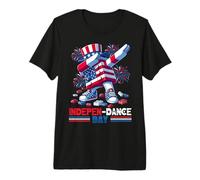 INDEPEN-Dance Day 4th of July Master Builder Blocks Bricks Maglietta Premium