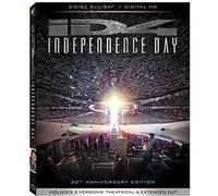 Independence Day 20th Anniversary Blu-ray (Blu-ray) Bill Pullman Will Smith
