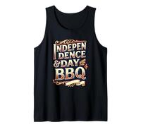 Independence & Day BBQ Celebration Vibes estive 4 luglio Canotta