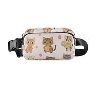 Independence Day Cornish Rex Cats Grigio Elegante Crossbody Bag Marsupio per le Donne Impermeabile Sling Borse Petto, Colore 15, 1 Size