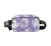 Independence Day Cornish Rex Cats Grigio Elegante Crossbody Bag Marsupio per le Donne Impermeabile Sling Borse Petto, Colore 10, 1 Size