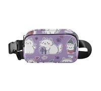 Independence Day Cornish Rex Cats Grigio Elegante Crossbody Bag Marsupio per le Donne Impermeabile Sling Borse Petto, Colore 03, 1 Size