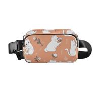 Independence Day Cornish Rex Cats Grigio Elegante Crossbody Bag Marsupio per le Donne Impermeabile Sling Borse Petto, Colore 19, 1 Size