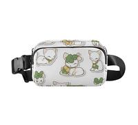 Independence Day Cornish Rex Cats Grigio Elegante Crossbody Bag Marsupio per le Donne Impermeabile Sling Borse Petto, Colore 12, 1 Size