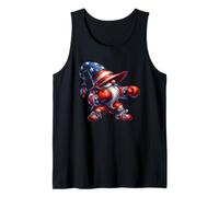 Independence Day GNOME in American Flag Hat for Boxing Gym Canotta
