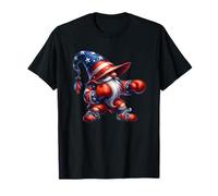 Independence Day GNOME in American Flag Hat for Boxing Gym Maglietta
