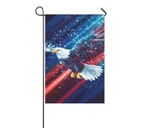 Independence Day grande Uccello rosso blu bandiere decorative all'aperto banner per la decorazione esterna 12x18 pollici double sided