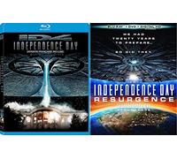 Independence Day & Independence Day: Resurgence (Independence Day 1 & 2) Blu-ray 2-Pack Bundle