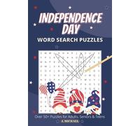 Independence Day Word Search Puzzle Book: 50+ Patriotic Puzzles for Adults & Teens | Fourth of July Gift | Travel-Sized (6x9")