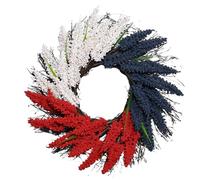 Independence Day Wreath for Front Door Patriotic Wreath 4th of July Memorial Day Door Garland for Home Wall Decor Patriotic Wreaths