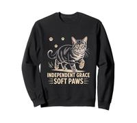 Independent Grace Soft Paws - Gatti per amanti dei gatti Felpa