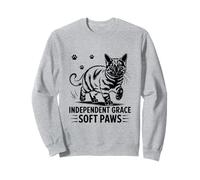 Independent Grace Soft Paws - Gatti per amanti dei gatti Felpa