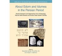 Independent Scholar Diana About Edom and Idumea in the Persi (Copertina rigida)