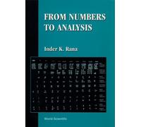 Inder K Rana From Numbers To Analysis (Copertina rigida)