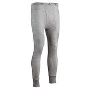 Indera Men' s 2 Layer Wool Outside/Silvadur Inside Pantaloni, Uomo, Heather Grey
