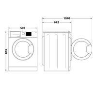 Indesit C YD 94D WW IT, Capacità 9kg, classe C, colore White, Dispay digitale, QuickDry Indesit