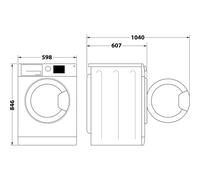 Indesit CYD102DWWIT Asciugatrice 10 kg a Pompa di calore Display digitale Classe E - C YD 102D WW IT