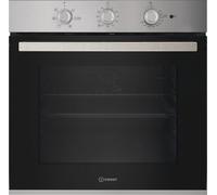 Indesit Forno Elettrico da Incasso Ventilato Multifunzione con Grill 66 Litri 60 cm Classe A colore Nero e Acciaio Inox - IO K35H X