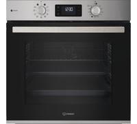 Indesit Forno Elettrico Ventilato da Incasso 71L 60 cm Nero e Inox IO K58HS X