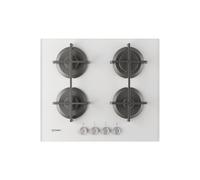 Indesit ING 61T/WH 1 piano gas vetro tortora 60cm 4 fuochi griglie in ghisa lavabili in lavastoviglie