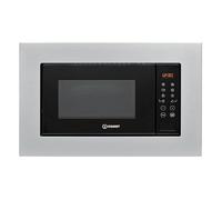 Indesit Microonde da incasso con grill da 20 l, 800 W, in acciaio inox